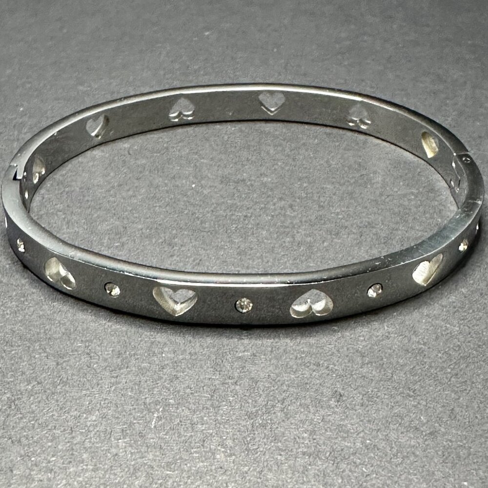 Stainless Steel Cz Hinge Bracelet - NWOT